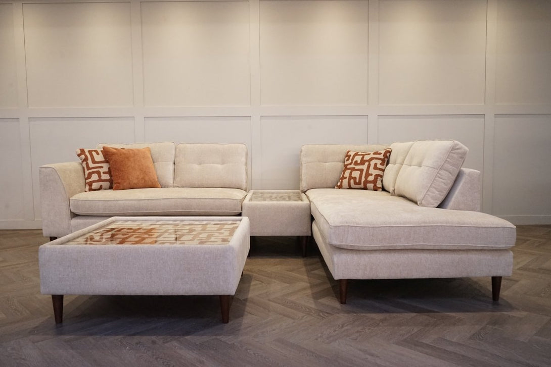 Lorenzo RHF Large Corner Chaise Sofa, Arlan Alabone