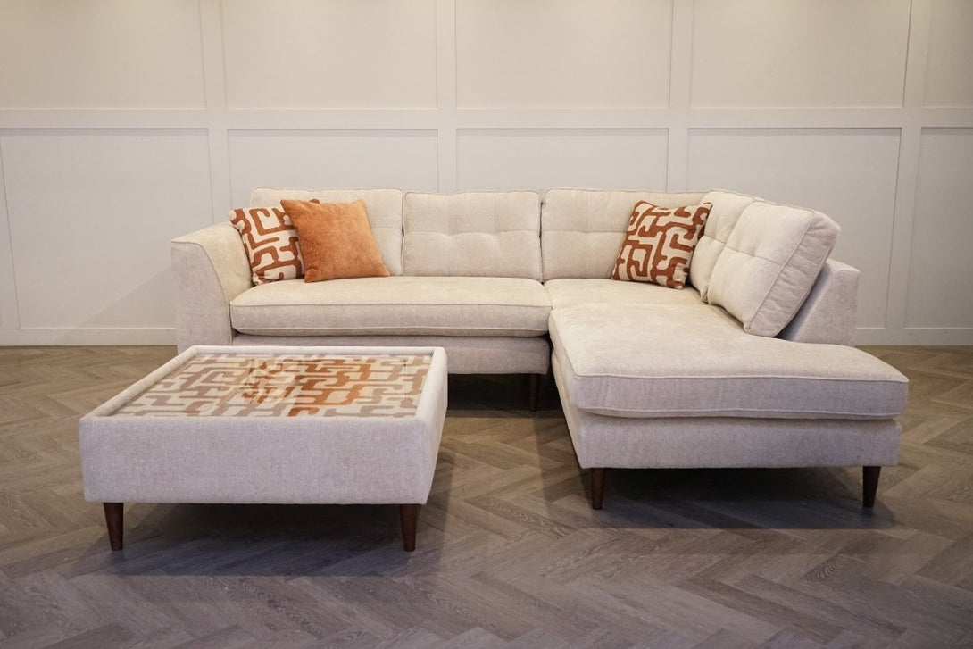 Lorenzo RHF Large Corner Chaise Sofa, Arlan Alabone