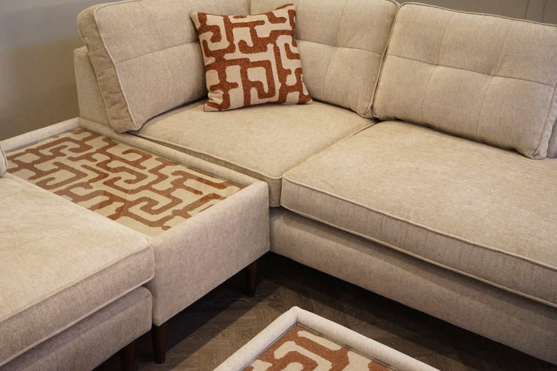 Lorenzo RHF Large Corner Chaise Sofa, Arlan Alabone