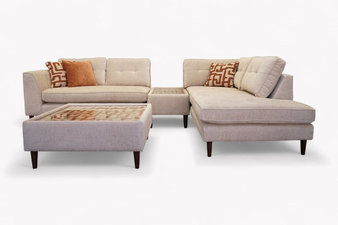 Lorenzo RHF Large Corner Chaise Sofa, Arlan Alabone