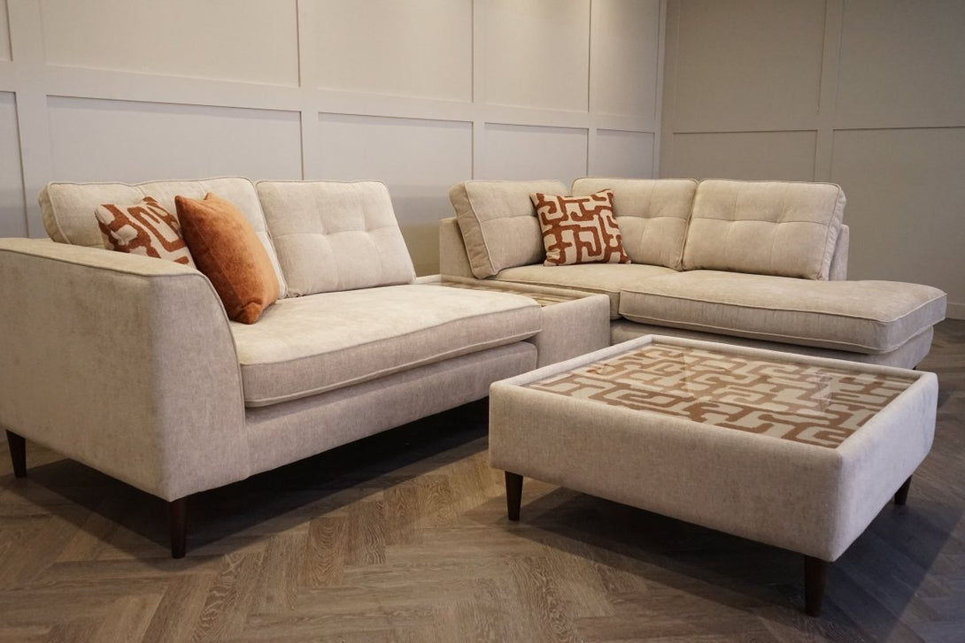 Lorenzo RHF Large Corner Chaise Sofa, Arlan Alabone