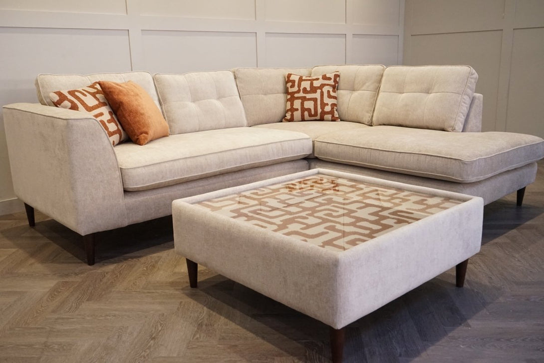 Lorenzo RHF Large Corner Chaise Sofa, Arlan Alabone