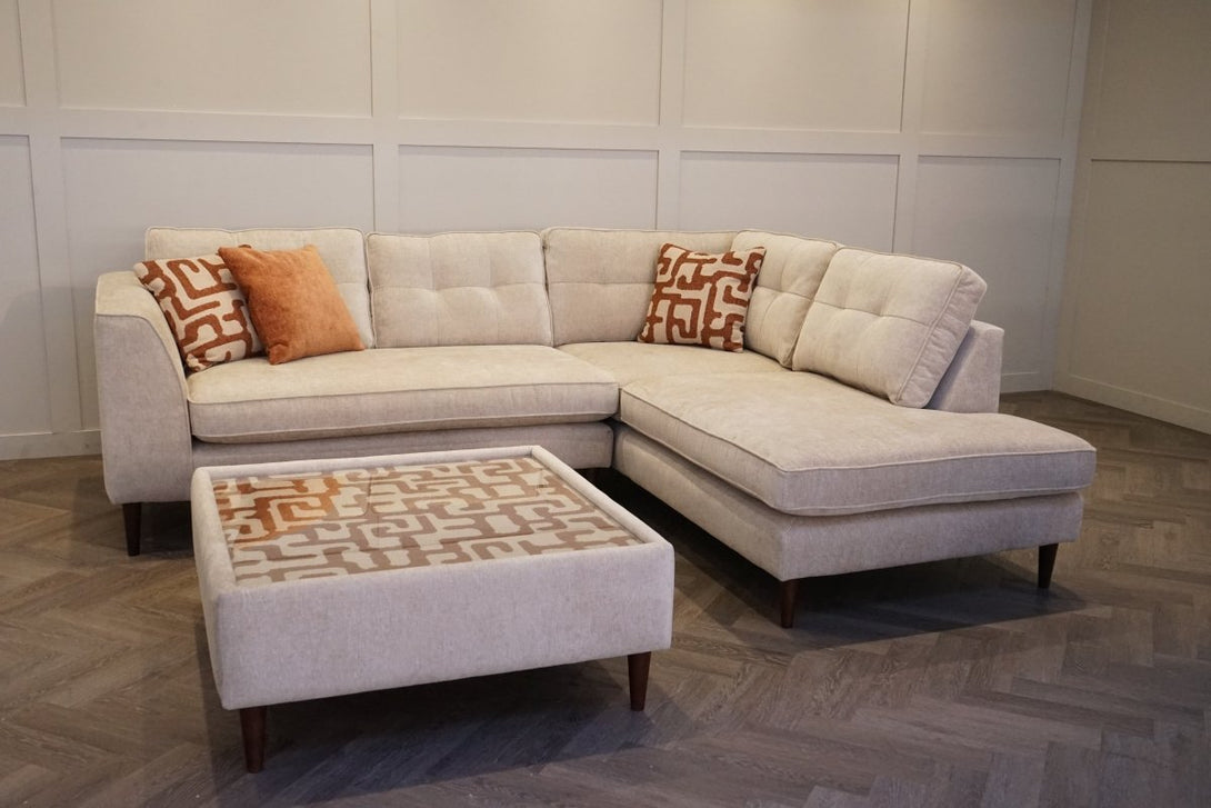 Lorenzo RHF Large Corner Chaise Sofa, Arlan Alabone