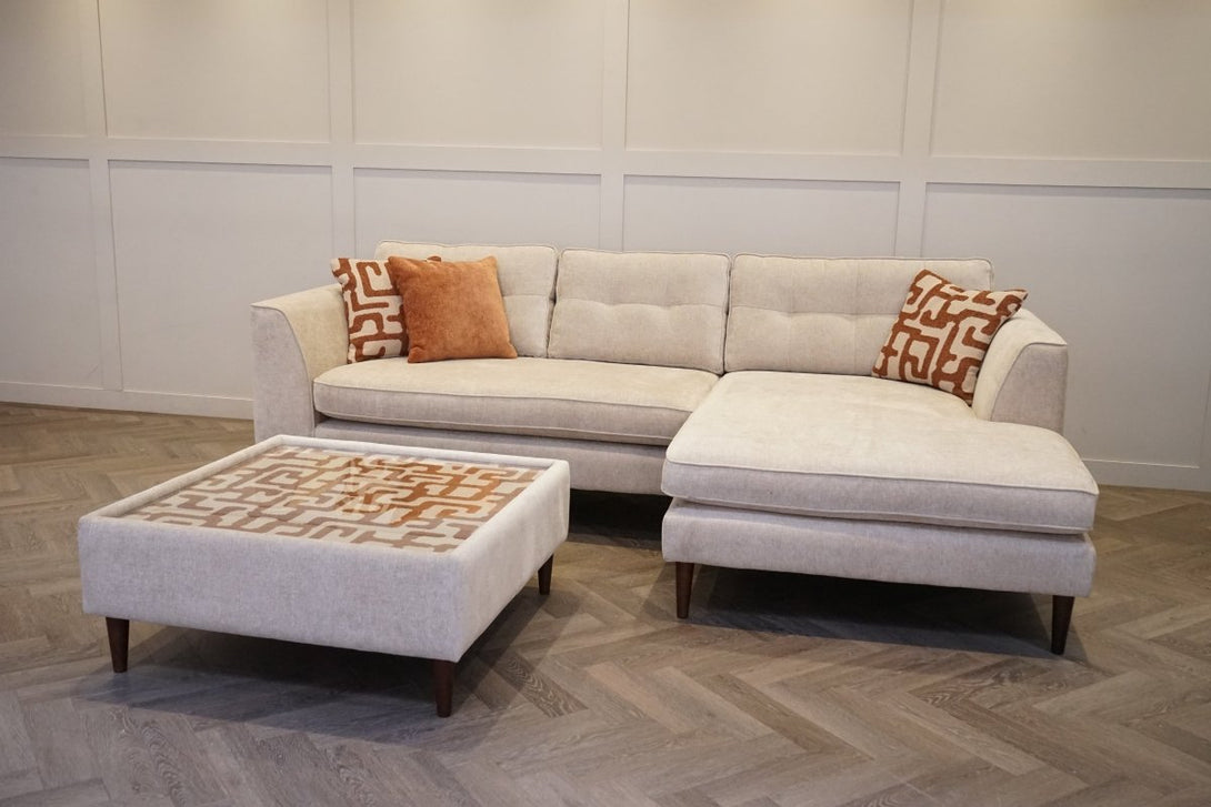 Lorenzo RHF Small Corner Chaise Sofa, Arlan Alabone