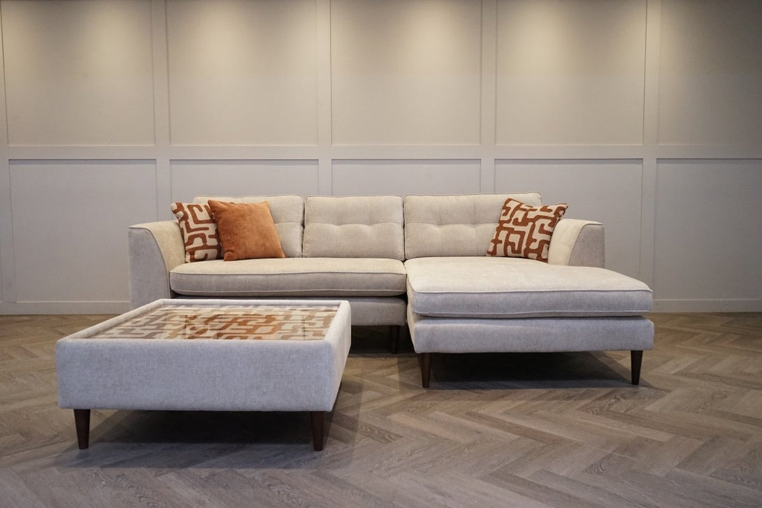 Lorenzo RHF Small Corner Chaise Sofa, Arlan Alabone