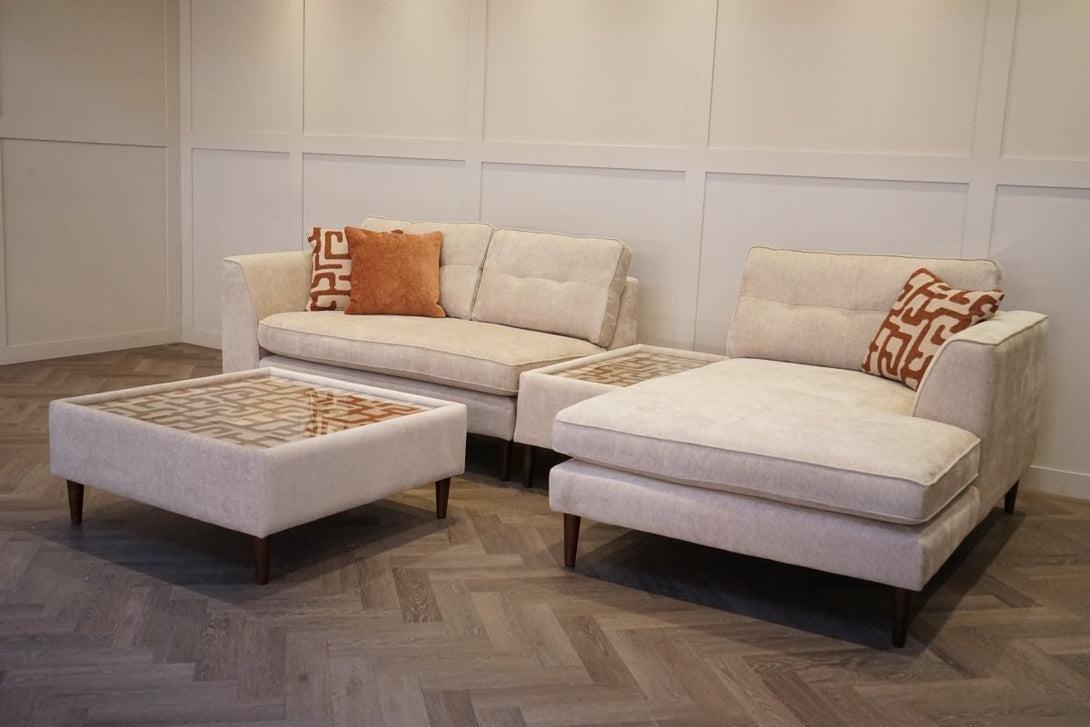 Lorenzo RHF Small Corner Chaise Sofa, Arlan Alabone