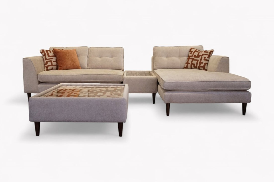 Lorenzo RHF Small Corner Chaise Sofa, Arlan Alabone