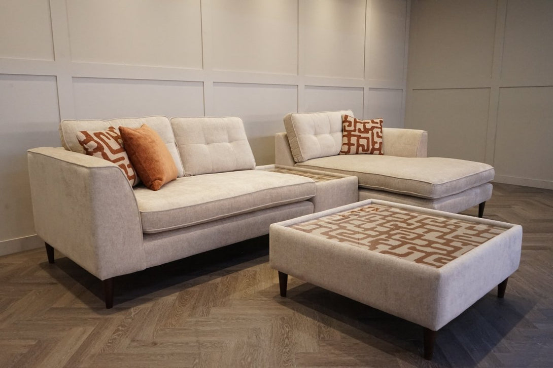 Lorenzo RHF Small Corner Chaise Sofa, Arlan Alabone