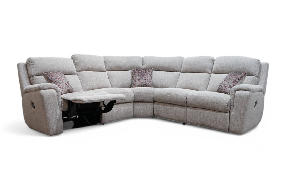 Lotus 2 Corner 2 Manual Reclining Sofa, Vitolini Blush