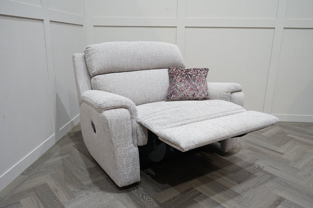 Lotus 2 Corner 2 Sofa & Loveseat, Manual Reclining, Vitolini Blush