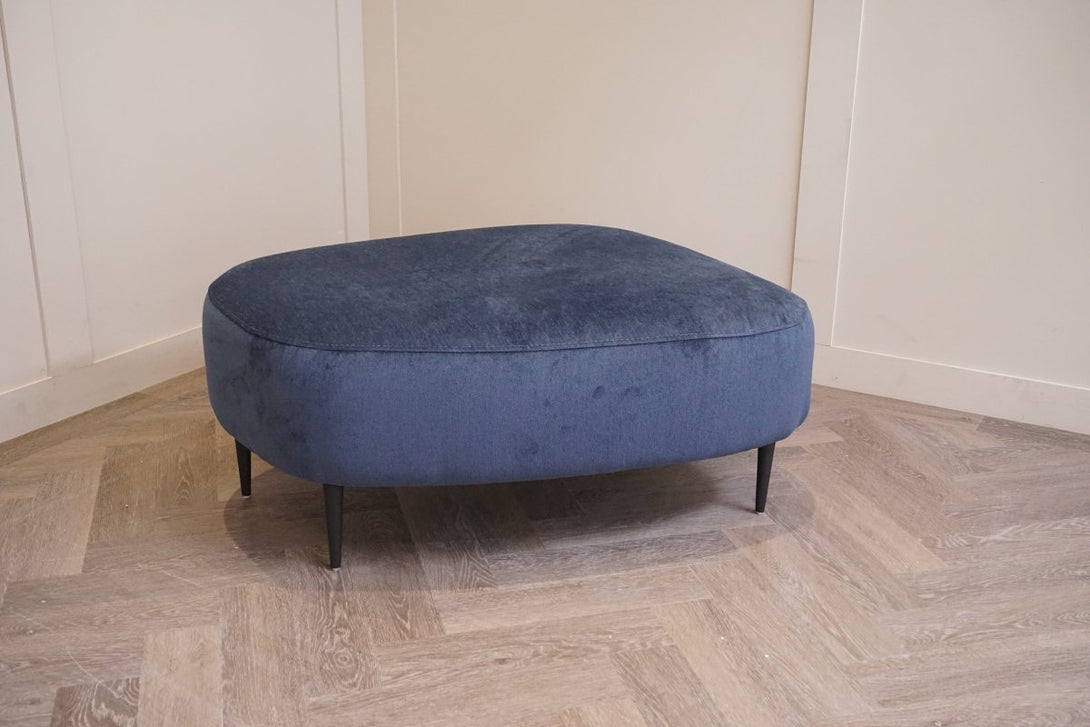 Lozenge Footstool, Aquaclean Titan Navy