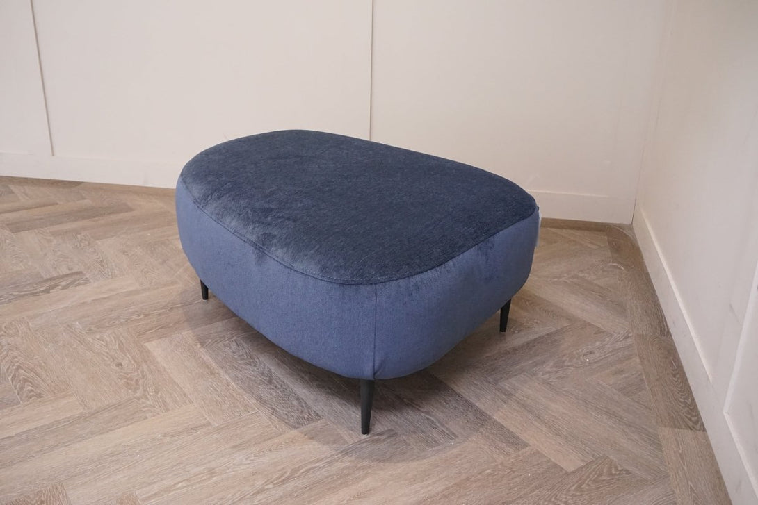 Lozenge Footstool, Aquaclean Titan Navy