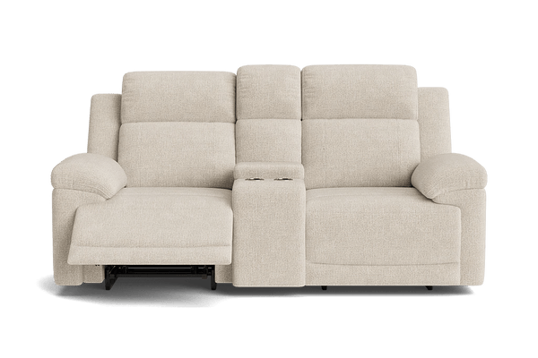 Lucius 2 Seater Power Recliner Sofa, Vespa Cream