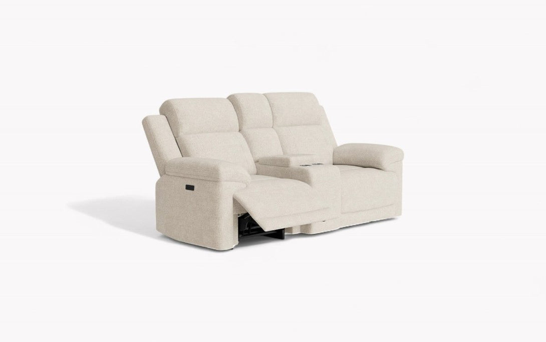 Lucius 3 + 2 Seater Power Recliner Sofas, Vespa Cream