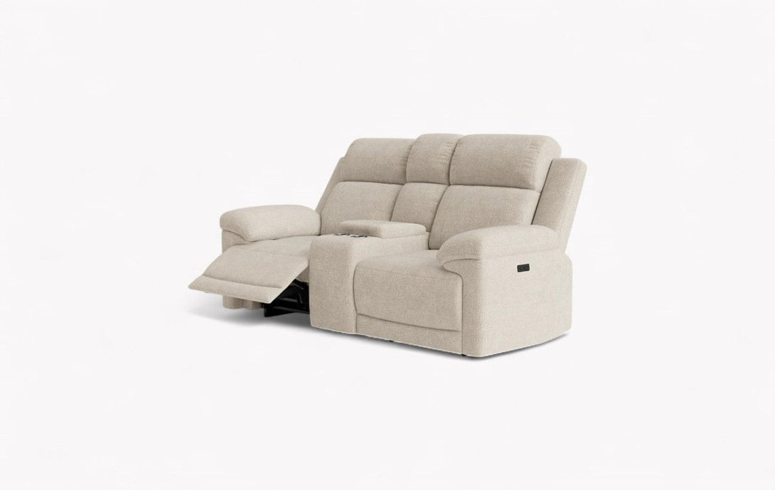 Lucius 3 + 2 Seater Power Recliner Sofas, Vespa Cream