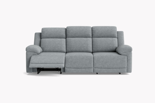 Lucius 3 Seater Power Recliner Fabric Sofa
