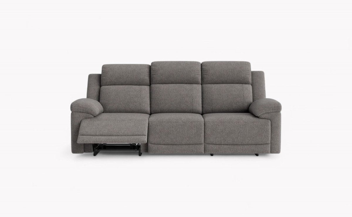 Lucius 3 Seater Power Recliner Fabric Sofa