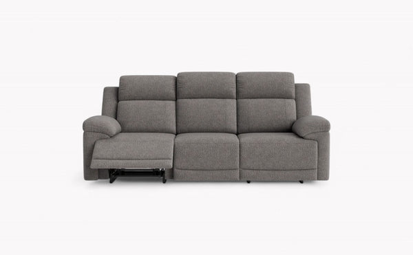 Lucius 3 Seater Power Recliner Fabric Sofa