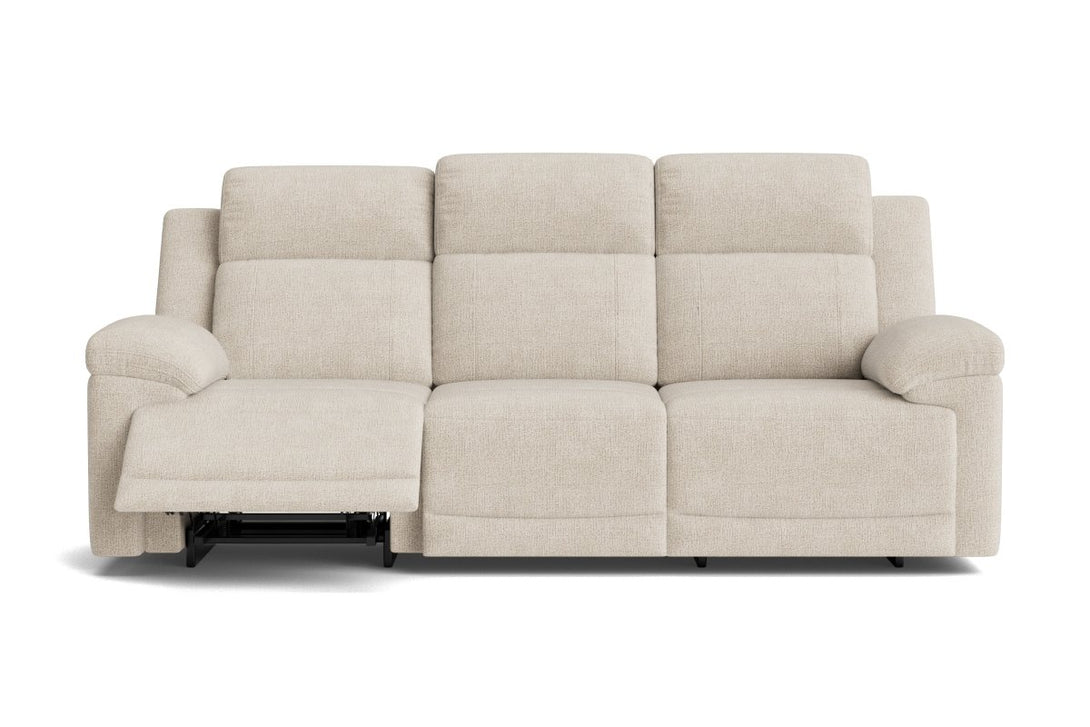 Lucius 3 Seater Power Recliner Sofa, Vespa Cream
