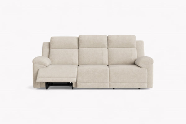 Lucius 3 Seater Power Recliner Sofa, Vespa Cream