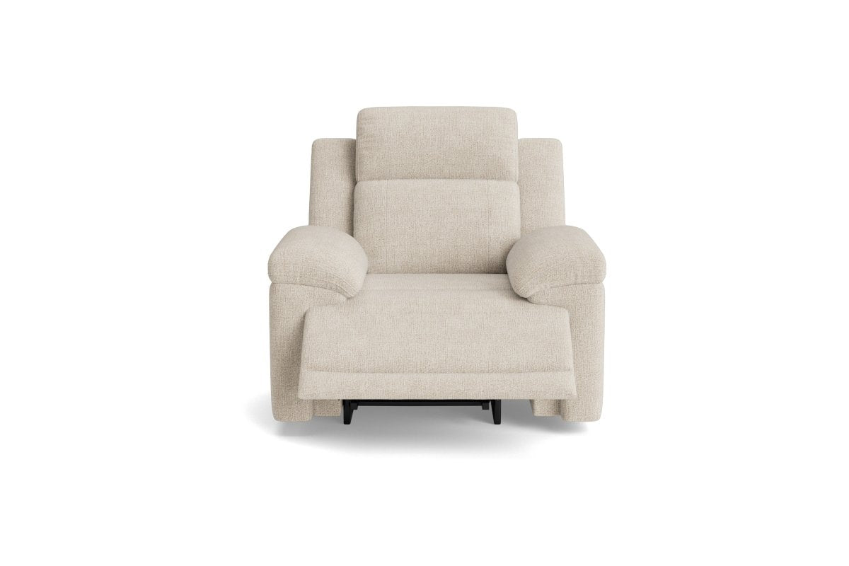 Lucius Power Recliner Armchair, Grey or Cream