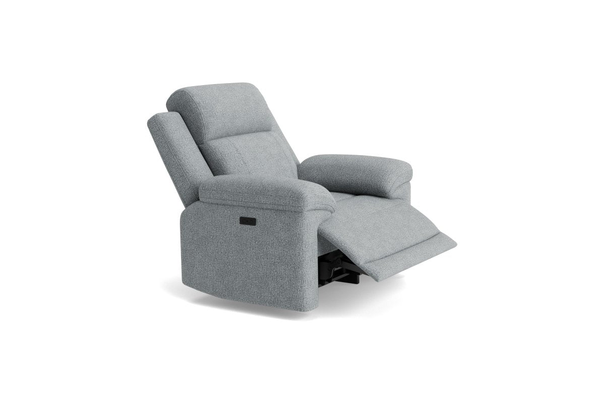 Lucius Power Recliner Armchair, Grey or Cream