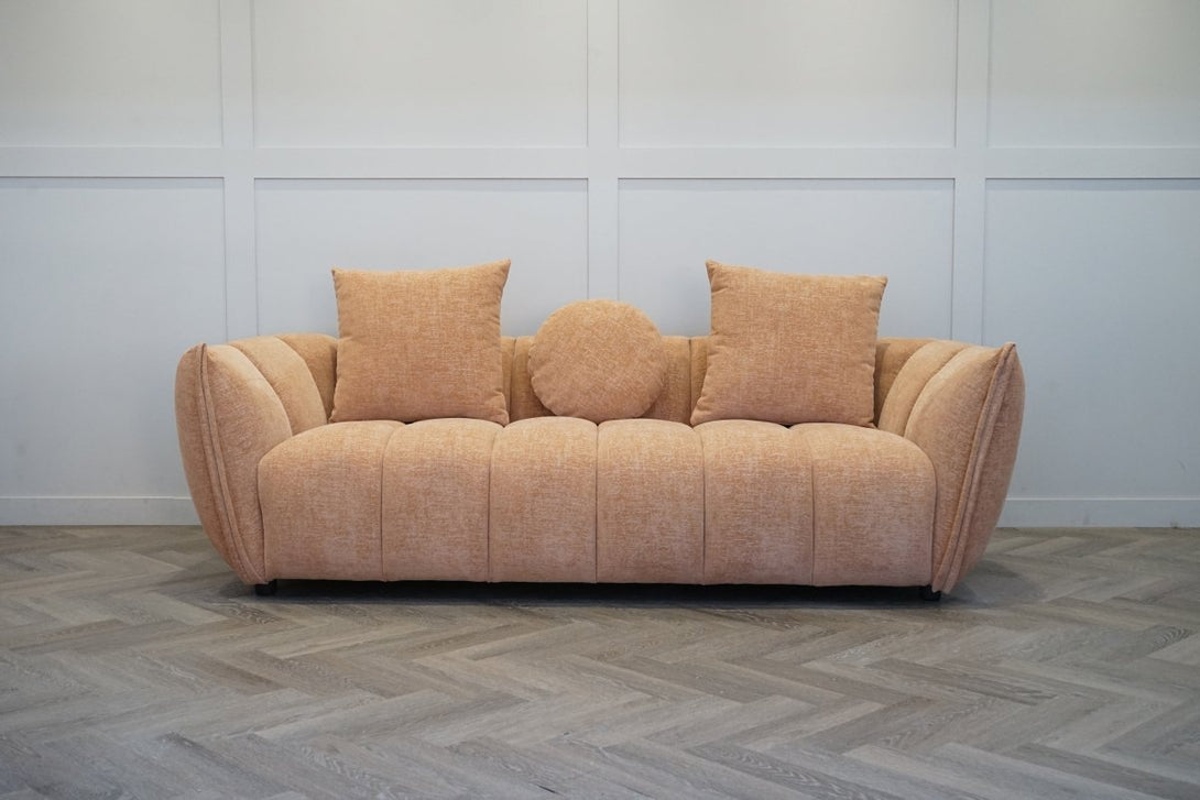 Lunar Large 3 Seater Sofa, Sunrise Chenille