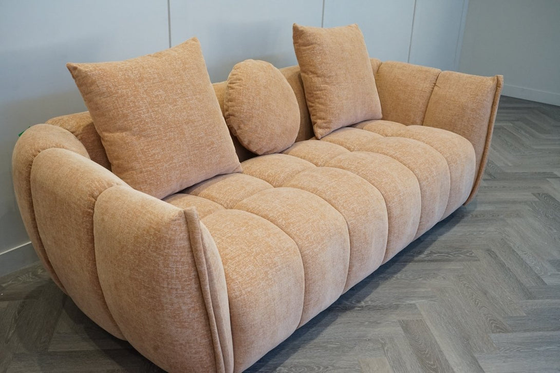 Lunar Large 3 Seater Sofa, Sunrise Chenille