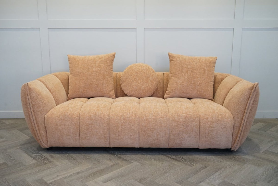 Lunar Large 3 Seater Sofa, Sunrise Chenille