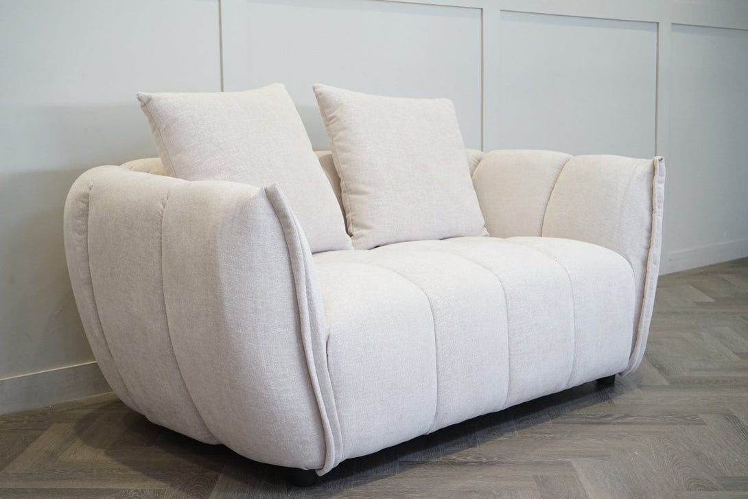 Lunar Medium 2 Seater Sofa, Sandstone Chenille