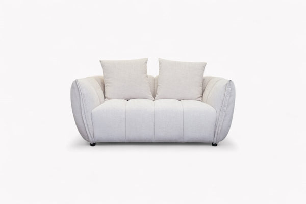 Lunar Medium 2 Seater Sofa, Sandstone Chenille