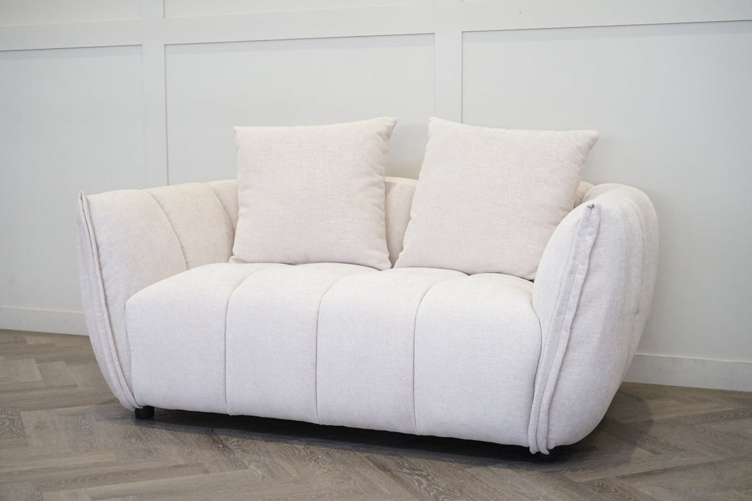 Lunar Medium 2 Seater Sofa, Sandstone Chenille