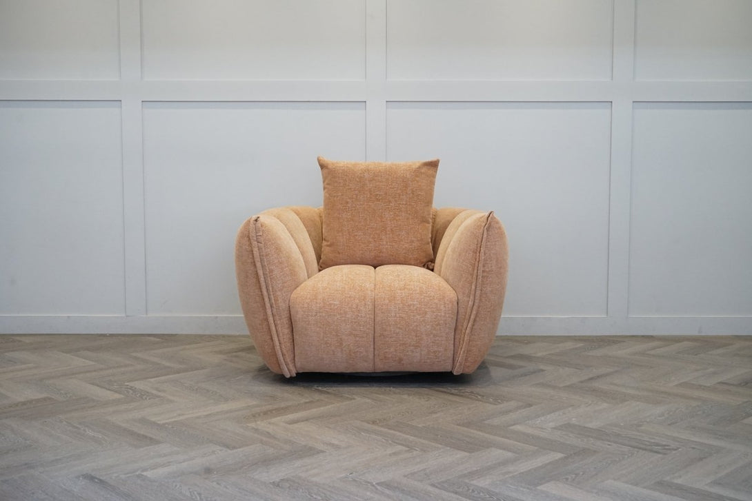 Lunar Swivel Armchair, Sunrise Chenille