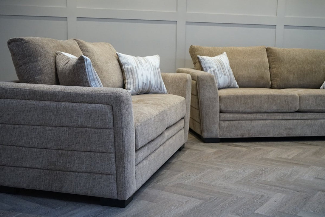 Luxe 3 + 2 Seater Sofa Set, Dusk Mink