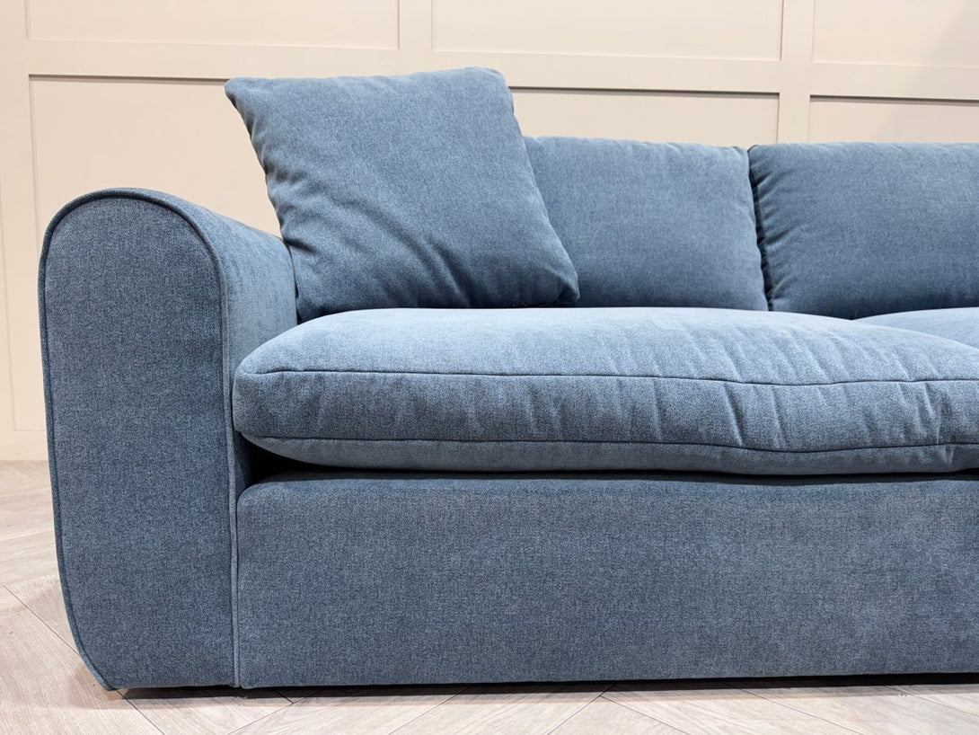 Maine Large Modular Corner Sofa, Nantes Blue