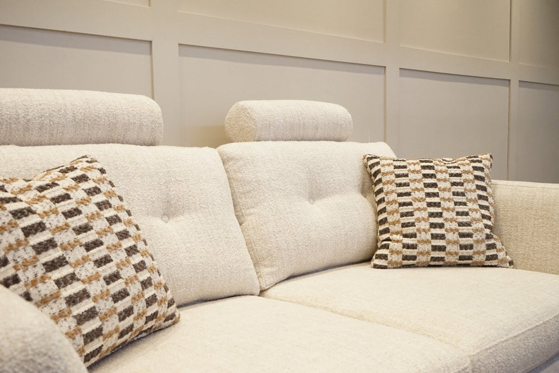 Manor 4 & 3 Seater Sofas, Slumber Natural Mix