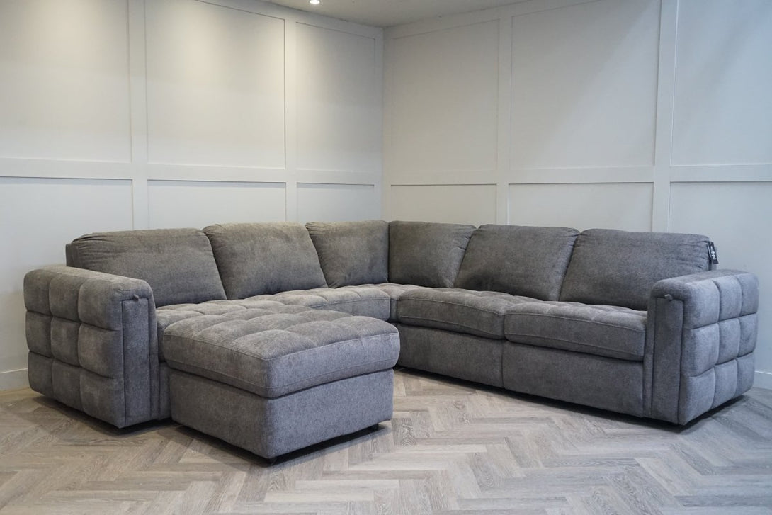 Mavam Large Modular Corner Sofa, Cosy Grey
