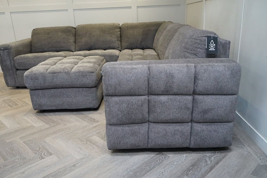 Mavam Large Modular Corner Sofa, Cosy Grey