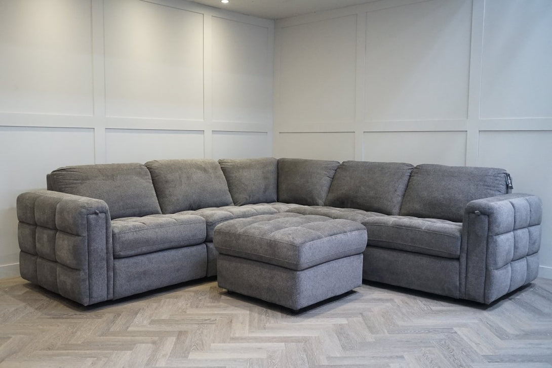 Mavam Large Modular Corner Sofa, Cosy Grey