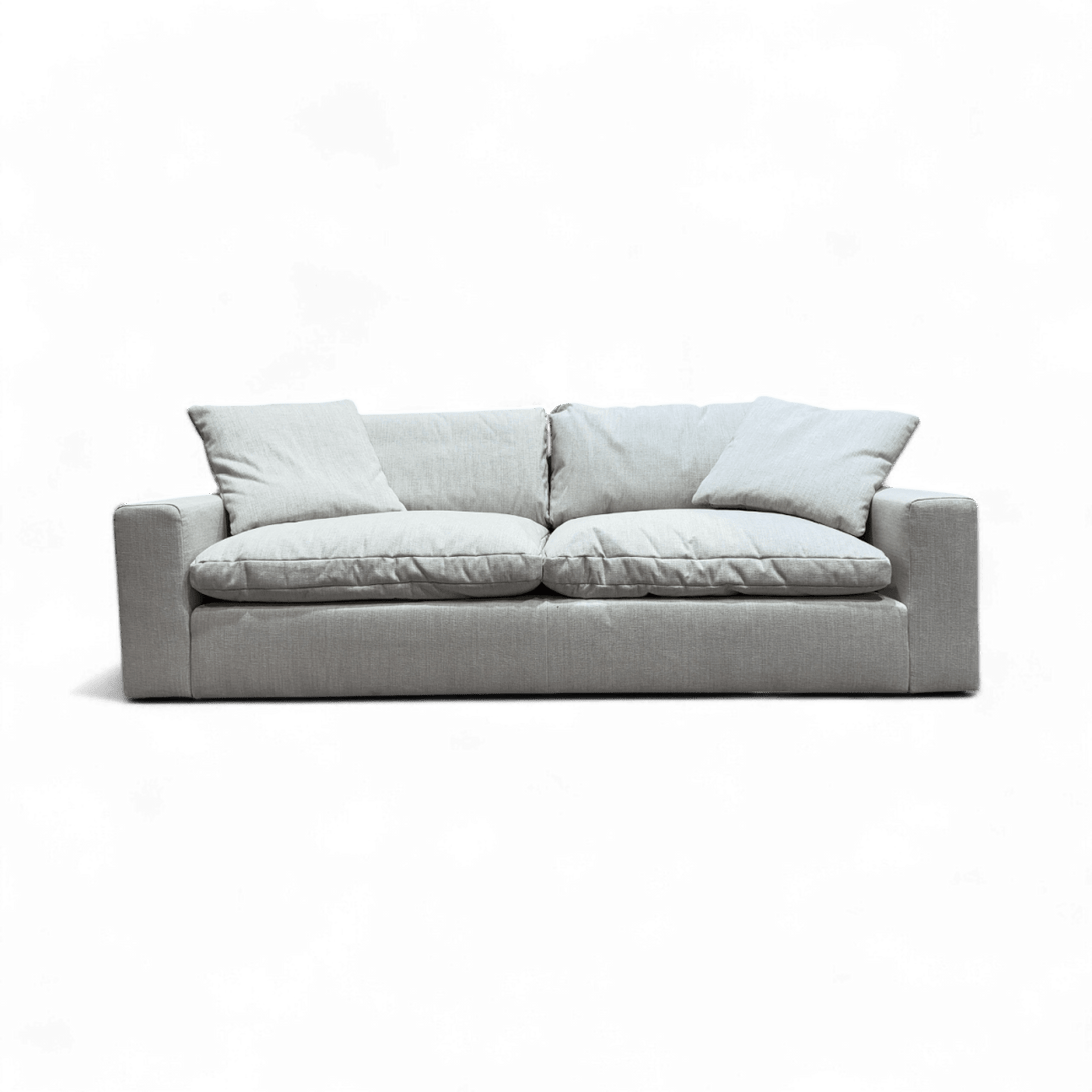 Mellow Grand 4 Seater Sofa, Aquaclean Matilda Natural