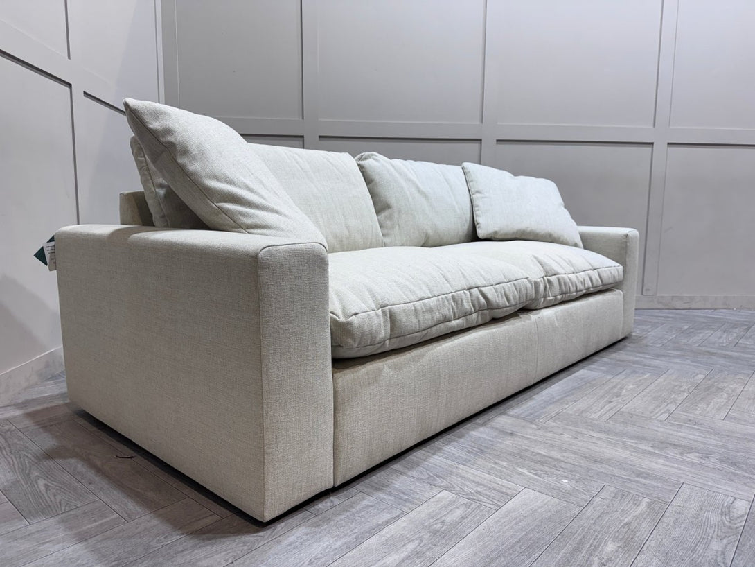 Mellow Grand 4 Seater Sofa, Aquaclean Matilda Natural