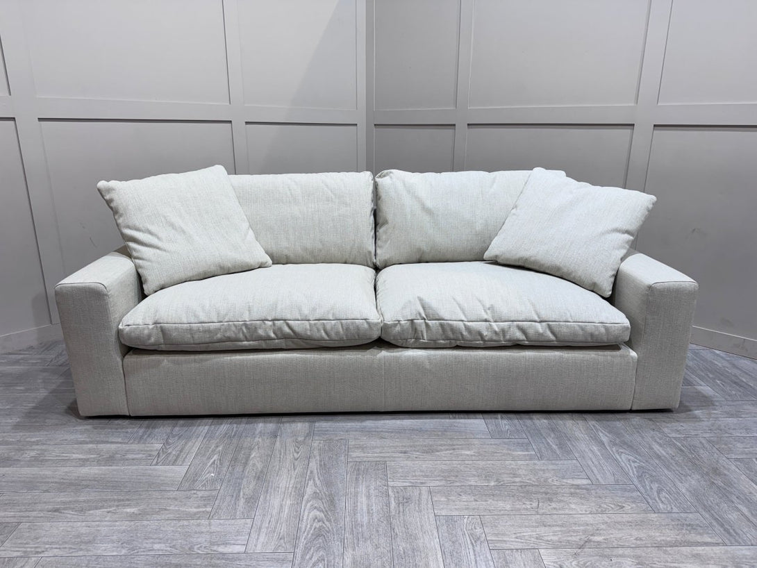 Mellow Grand 4 Seater Sofa, Aquaclean Matilda Natural