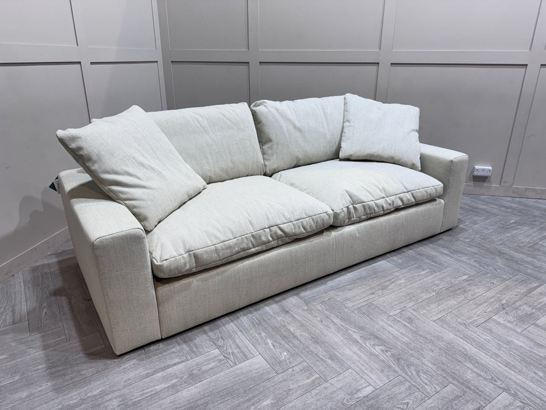 Mellow Grand 4 Seater Sofa, Aquaclean Matilda Natural