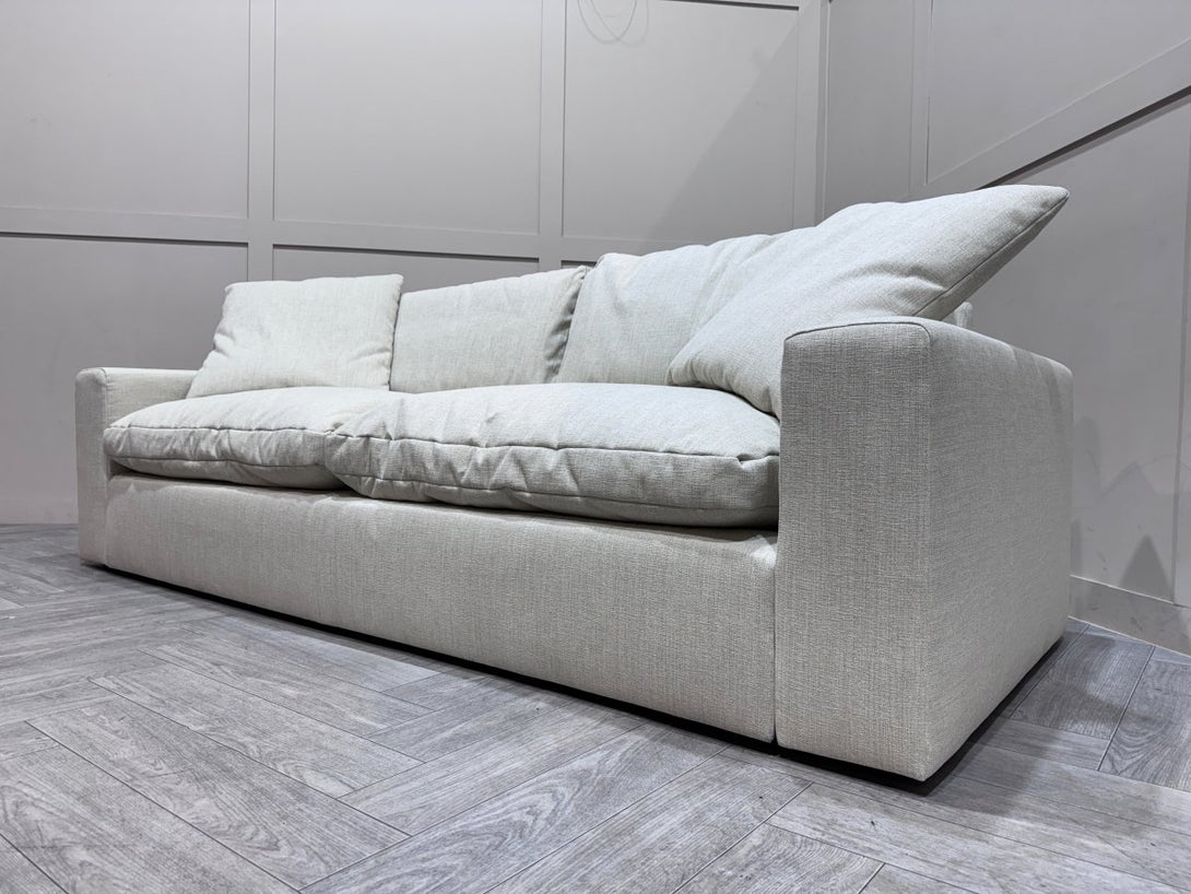 Mellow Grand 4 Seater Sofa, Aquaclean Matilda Natural