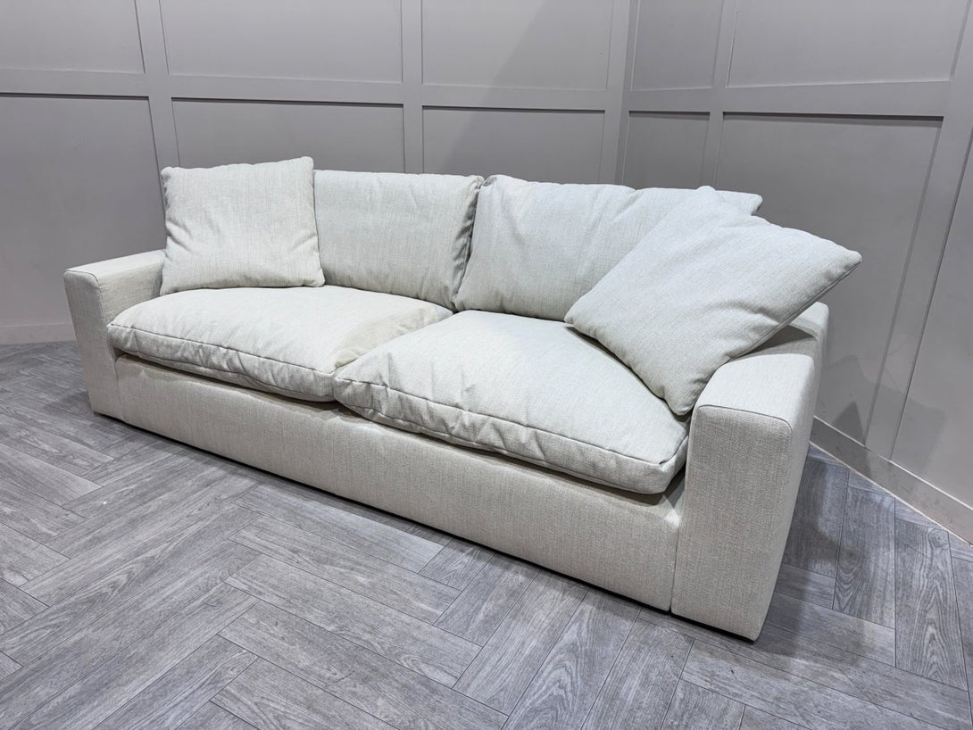 Mellow Grand 4 Seater Sofa, Aquaclean Matilda Natural