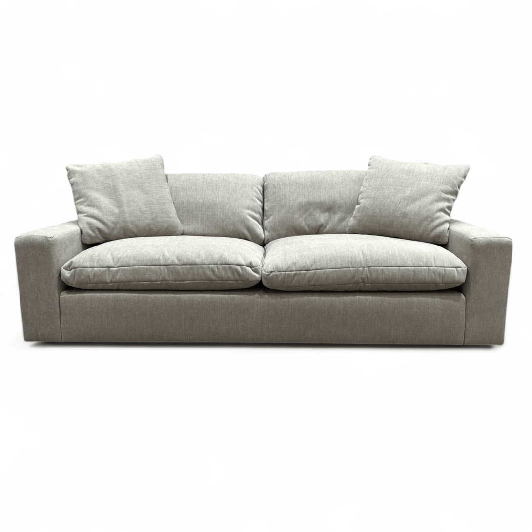 Mellow Grand 4 Seater Sofa, Easyclean Chenille Natural