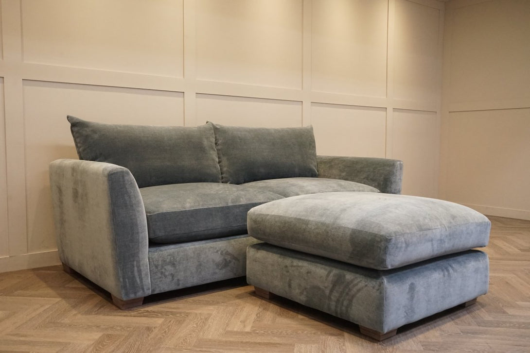 Metro Large 3 Seater Sofa & FREE Footstool, Dusk Atlantic