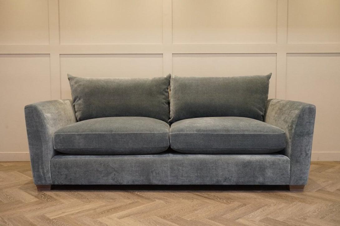 Metro Large 3 Seater Sofa & FREE Footstool, Dusk Atlantic