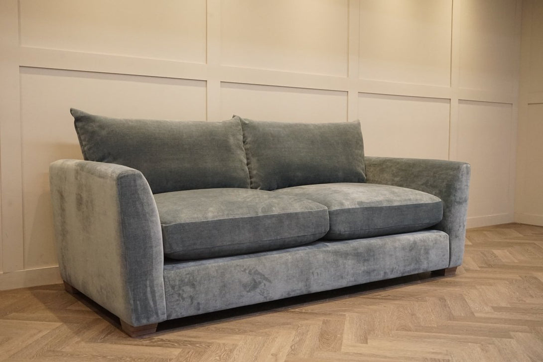 Metro Large 3 Seater Sofa & FREE Footstool, Dusk Atlantic