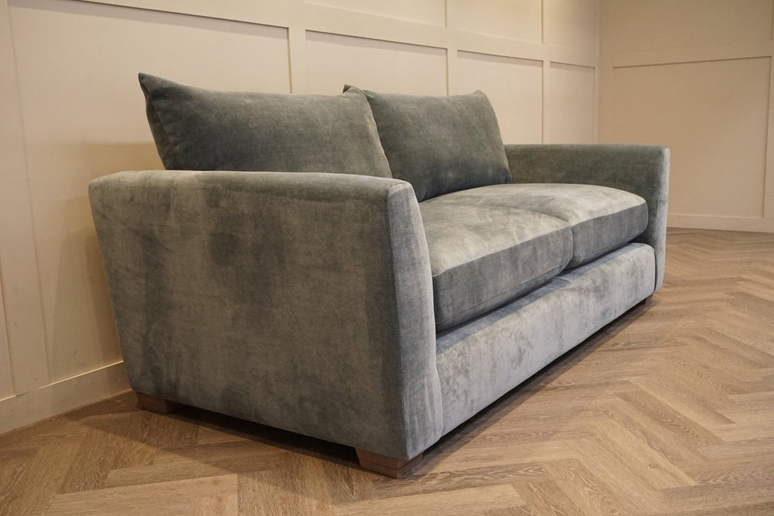 Metro Large 3 Seater Sofa & FREE Footstool, Dusk Atlantic